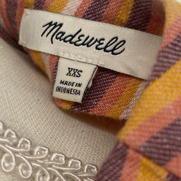 Madewell Orange Brown Sheath Midi Dress - Picture 10 of 12